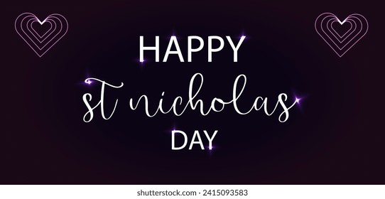 Happy St Nicholas Amazing Text Design - Powered by Shutterstock