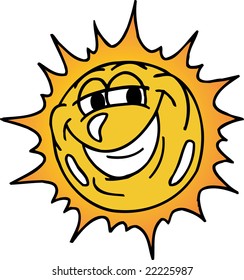 Happy Sun Stock Illustration 22225987 | Shutterstock