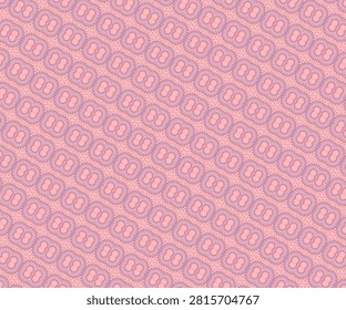 Happy sweet macaron inspired repeatable decorative tile pattern with rose bud, salmon pink, mint tea, pearl white, sunflower, amber, purple heart, indigo