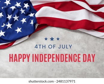 Happy Usa Independence Day celebration  - Powered by Shutterstock