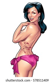 Happy Valentine's Day Pinup Girl