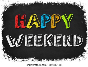 Happy Weekend Everyone Stock Illustration 389587438 | Shutterstock