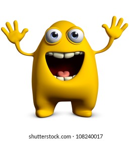 Happy Yellow Monster