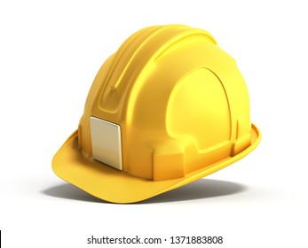 Hard hat helmet Construction tools 3d render on white  - Powered by Shutterstock