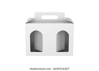 Hard Packaging Paper Box. 3d illustration