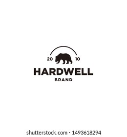 Hardwell Bear Vintage Old Logo