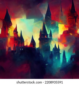 Harry Potter Abstract Pattern Background Texture Colorful