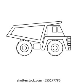 414 Semi truck line art Images, Stock Photos & Vectors | Shutterstock