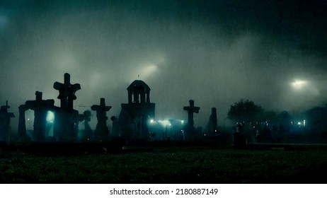 2,300 Foggy cemetery Images, Stock Photos & Vectors | Shutterstock