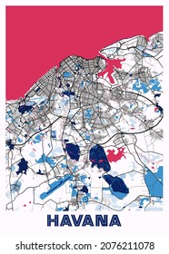 Havana - Cuba MilkTea City Map