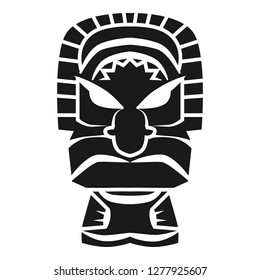 Hawaii Mask Idol Icon Simple Illustration Stock Illustration 1277925607 