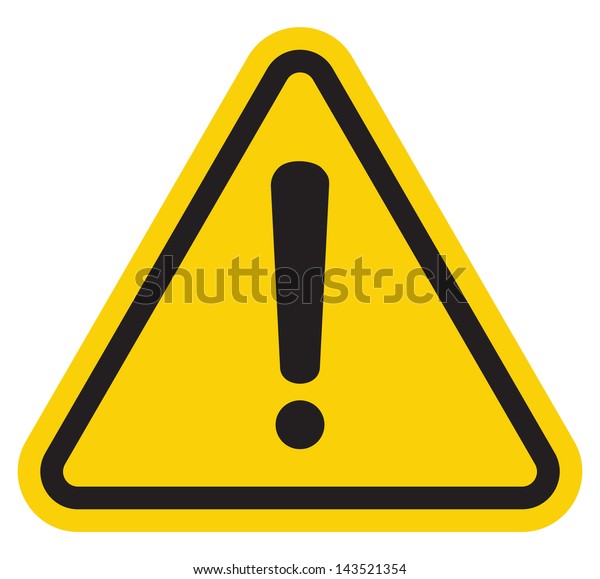 危険な警告の注意記号と感嘆符記号 のイラスト素材