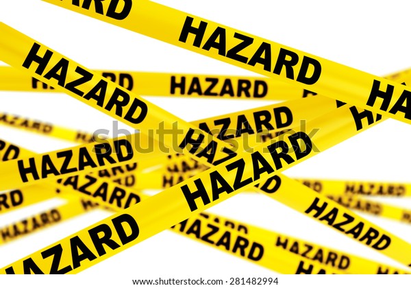 Hazard Yellow\
Tape Strips on a white\
background