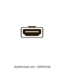 Hdmi Icon. Sign Design