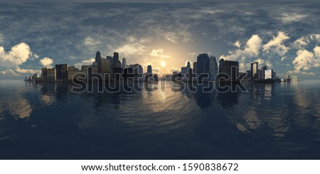 Similar – Foto Bild Skyline at dusk