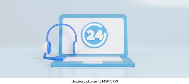 Headset and customer support equipment at call center ready for actively service, customer service concept, online assistant concept, virtual technology internet support service,3d render illustration - Powered by Shutterstock