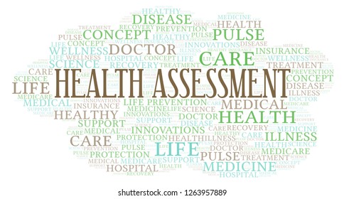 Health Assessment Word Cloud.