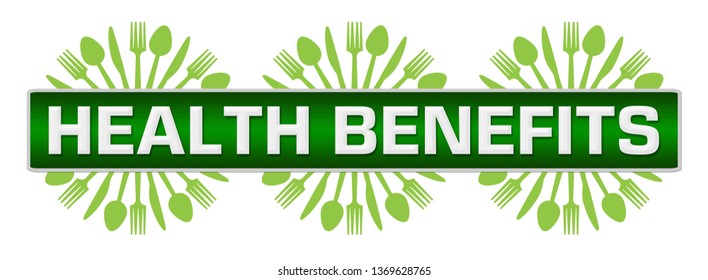 Health Benefits Concept Image Text Related Stock Illustration 1369628765