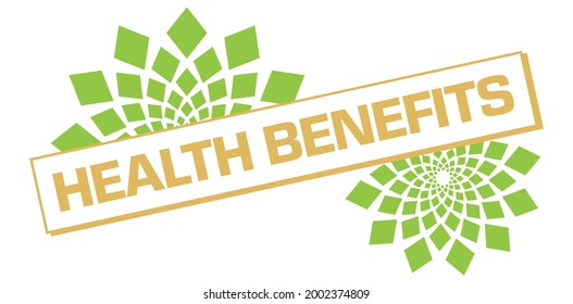 Health Benefits Text Written Over Green Stock Illustration 2002374809 ...