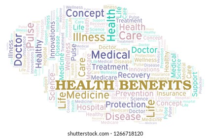 Health Benefits Word Cloud Stock Illustration 1266718120 | Shutterstock