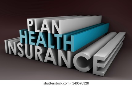 Health Insurance Plan Policy In 3D Art