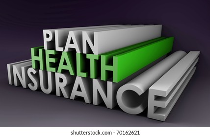 Health Insurance Plan Policy In 3D Art