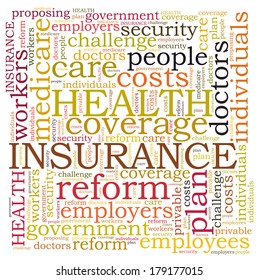 2,719 Health Insurance Word Cloud Images, Stock Photos & Vectors ...