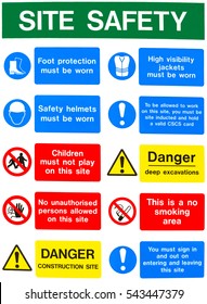 Health Safety Warning Sign Message Board Stock Illustration 543447379 ...