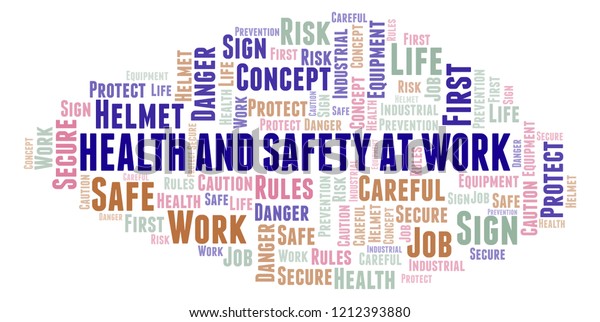 Health Safety Work Word Cloud Stock Illustration 1212393880 | Shutterstock