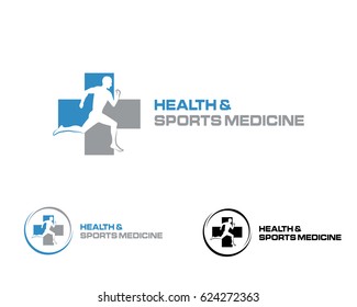 Health And Sports Medicine Logo Illustration