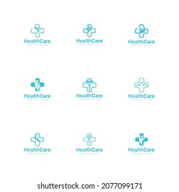 Healthcare logo collection, Suitable for your business