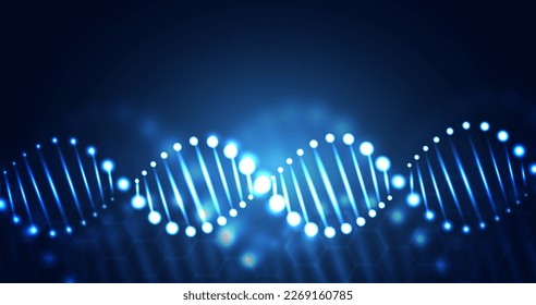 Healthcare and medical science technology with wireframe DNA. analysis of chromosomal DNA genetic. concepts and ideas for healthcare technology, innovation medicine, health, science and research. - Powered by Shutterstock