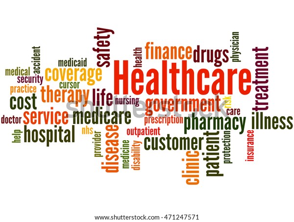 Healthcare Word Cloud Concept On White Stock Illustration 471247571 5583