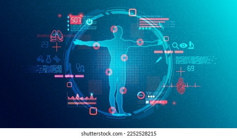 HealthTech and Health Care Analytics - The Usage of Technology and Data Analysis to Improve Patient Care and Healthcare Administration - Conceptual Illustration
