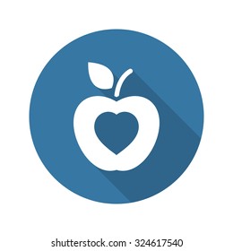 Healthy Eating Icon Flat Design Isolated Stock Illustration 324617540 ...