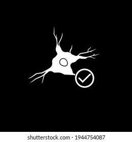 Healthy Neural Tissue, Nerve Cell Check Symbol