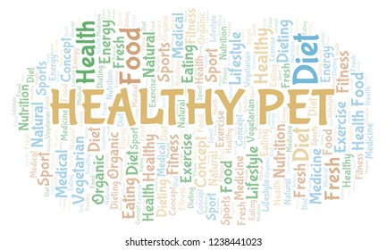 Healthy Pet Word Cloud.