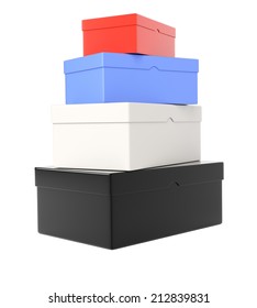 Colorful Shoe Boxes Images, Stock 