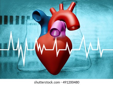 Heart Analytics 3d Rendering Stock Illustration 616470365 | Shutterstock