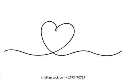 Similar Images, Stock Photos & Vectors of Two Hearts Continuous Line ...