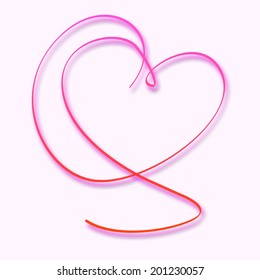 Heart Background Representing Blank Space And Template