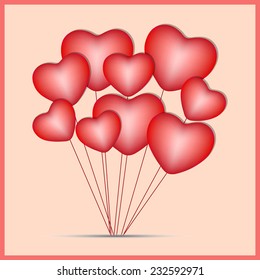  Heart Balloons
