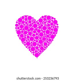 Heart Design Pink Colour Stock Illustration 253236793 | Shutterstock