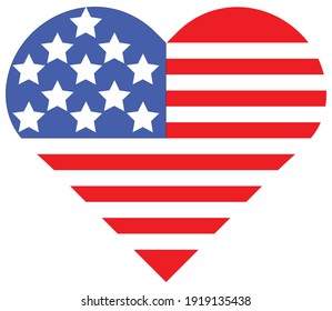 Red White And Blue Heart Stock Illustrations Images Vectors Shutterstock