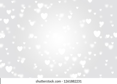 Background White Heart gambar ke 3