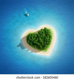 ハート 島 の画像 写真素材 ベクター画像 Shutterstock