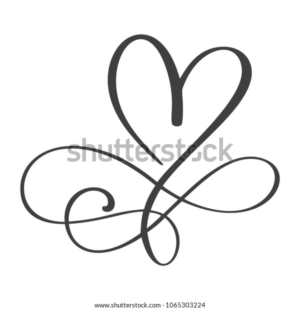 Heart love sign\
forever. Infinity Romantic symbol linked, join, passion and\
wedding. Template for t shirt, card, poster. Design flat element of\
valentine day. \
illustration