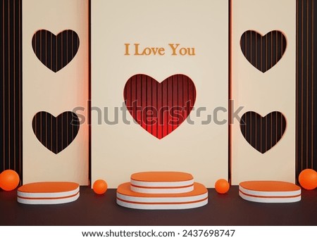 A heart shaped white color 3D background Stock fotó © 