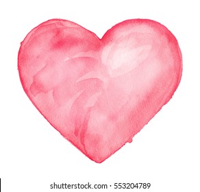Heart. Watercolor illustration