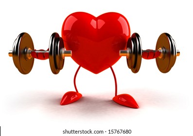 Heart Weights Stock Illustration 15767680